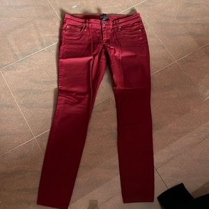 Express Skinny Jeans Red Size 8